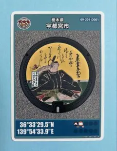 001マンホールカード 栃木県宇都宮市D