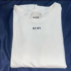【試着のみ】早い者勝ち♡ RUBY AND YOU ロゴTシャツプリントTシャツ