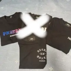 PHATRNK ブラック Tシャツ 3枚セット
