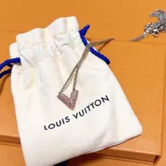 ルイヴィトン ネックレス ピンク V ストラス