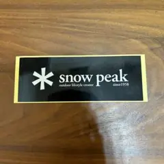 スノーピーク ロゴステッカー
