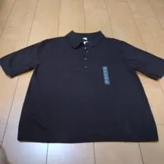 UNIQLO ダークブラウン ポロシャツ XL　WOMEN
