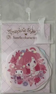 Yes!プリキュア5GOGO サンリオキャラクターズ ステッカー6枚セット
