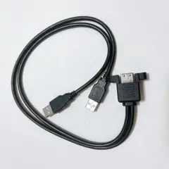 デュアルUSB ネジ穴付きパネルマウント 50cm 又 繋ぐ