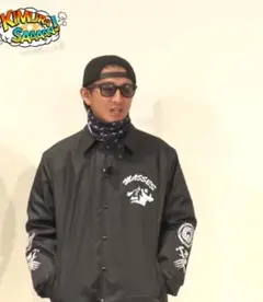 木村拓哉　キムタク着　マシス masses コーチジャケットM 黒m&m