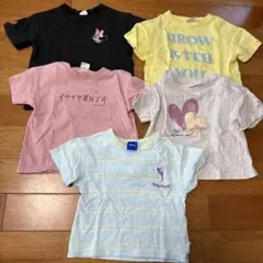 保育園着五着まとめ売り　リトシーディズニー イヤイヤ期Tシャツ　90