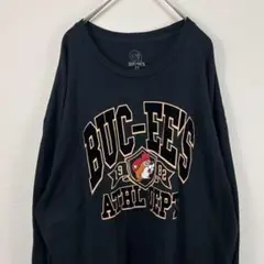 USA古着 buc-ee’s オーバーサイズ ロンT 企業系 黒