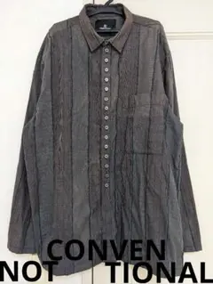 NOTCONVENTIONAL ノットコンベンショナルリメイクシャツ　チェック