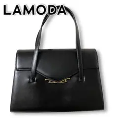 La Moda HASEGAWA ラモーダ ハセガワ ハンドバッグ レザー 金具