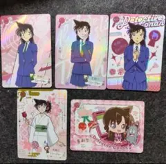 名探偵コナン 中国限定 毛利蘭 KAYOU カード 5枚セット
