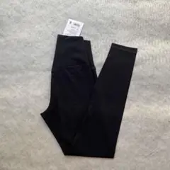 ブラックハイウエストヨガパンツ