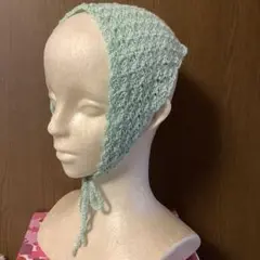 バブーシュカ　ハンドメイド　　ミントグリーン