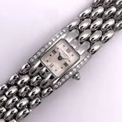 【極美品・稼働品】ショーメ CHAUMET ケイシス ダイヤ ベゼル シルバー