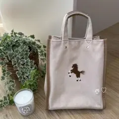 SEVENTEN セブンテン ホース刺繍バッグ トートバッグ サブバッグ 馬