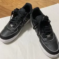 NIKE エアフォース1 ブラック 25cm