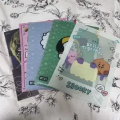 BT21 クリアファイル 5枚セット A4サイズ