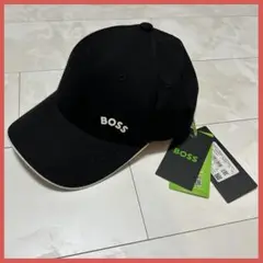 BOSS ブラック キャップ 新品タグ付き 調整付き
