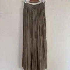 ユニクロUNIQLOプリーツパンツワイドパンツS無印スカーチョ