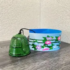 風鈴（南部鉄器風）釣鐘(グリーン)箱入り