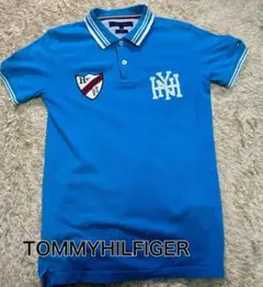 【美品♪】TOMMY HILFIGER Slim Fit 半袖ポロシャツ ロゴ