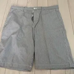 UNIQLO ハーフパンツ　サイズL ストライプ