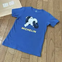 UNIQLO ユニクロ MICHELIN ビバンダム 半袖Tシャツ 青140cm