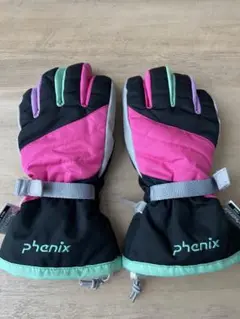 Phenix スキーグローブ ブラック ピンク　JL