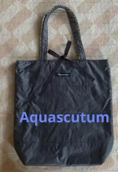 Aquascutum リバーシブルサブバッグ(*^^)v
