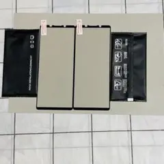 Xperia 1 III ガラスフィルム 黒縁 2枚セット