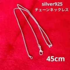 [新品未使用]　シルバー　925　ネックレス45cm