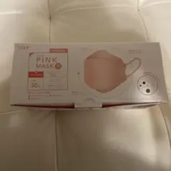 プラスライフ(+life) 不織布 マスク　シルキーピンク