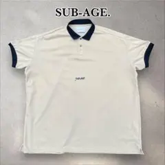 SUB-AGE. BIG POLO SHIRT ポロシャツ オーバーサイズ