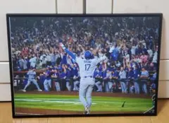 祝ドジャース大谷翔平 2024年MVP獲得！A3サイズポスターフレーム付き④