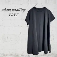 【adapt retailing】【F】　半袖チュニック　美品　ゆったり　大きめ