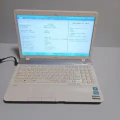 NEC ノートPC ホワイト LaVie PC-LS550ES6W