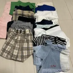 160センチ16点セット　未使用多め　女の子トップス9点、ボトムス7点