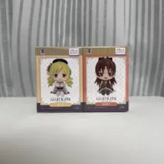 魔法少女まどか☆マギカ　マミ&杏子　ぺたっとおすわりフィギュア
