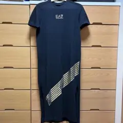 EA7 tシャツワンピ Sサイズ　黒