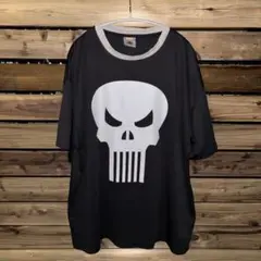 【公式】MARVEL PUREHERO パニッシャー スカルプリント Tシャツ