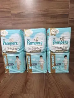 パンパース はじめての肌へのいちばん テープ Lサイズ 48枚×3袋