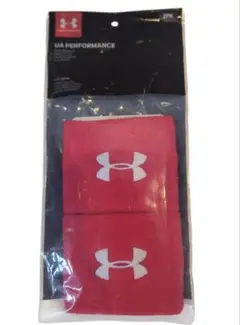 Under Armour リストバンド 2個セット レッド