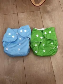 布おむつカバー　フリーサイズ　2枚セット