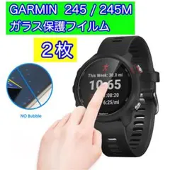 ★２枚★GARMIN ガラス保護フィルム 245/245Music 硬度9H