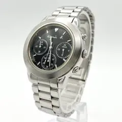 稼働品 アニエスベー クロノグラフ 腕時計 agnes b. V654-6100