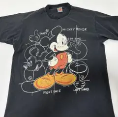 ミッキー　黒Tシャツ