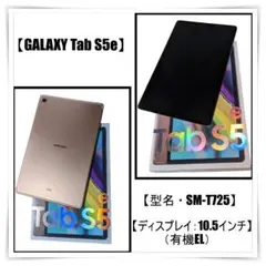 【Galaxy Tab S5e (SM-T725N)】//10インチタブ/ギャラ