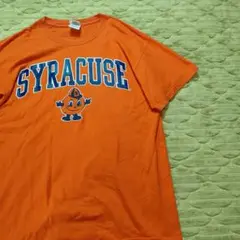 GILDAN　半袖Tシャツ　ORANGE　Мサイズ　古着