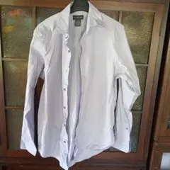 バナナリパブリック ワイシャツ ストレッチ 紫色 M