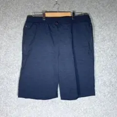 UNIQLO×theory（LL）ハーフパンツ☘️ウエストゴム/ストレッチ
