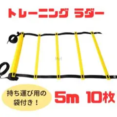 袋付　トレーニング ラダー 5m 10枚 サッカー 陸上 フィットネス 球技練習